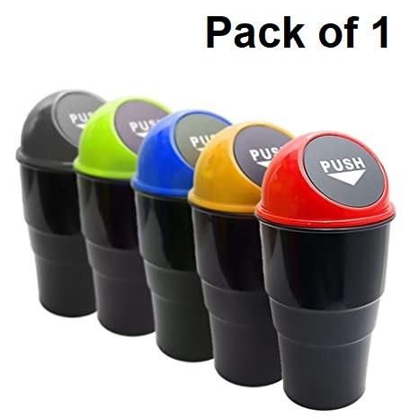 Mini Trash Bin-Small Mini Trash Garbage Can for Car Office Home ( Pack of 1)